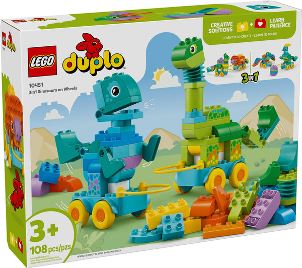 10451 3in1 Dinosaurs on Wheels