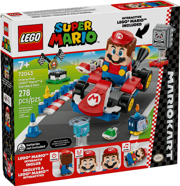 72043 Mario Kart – Interactive LEGO Mario & Standard Kart