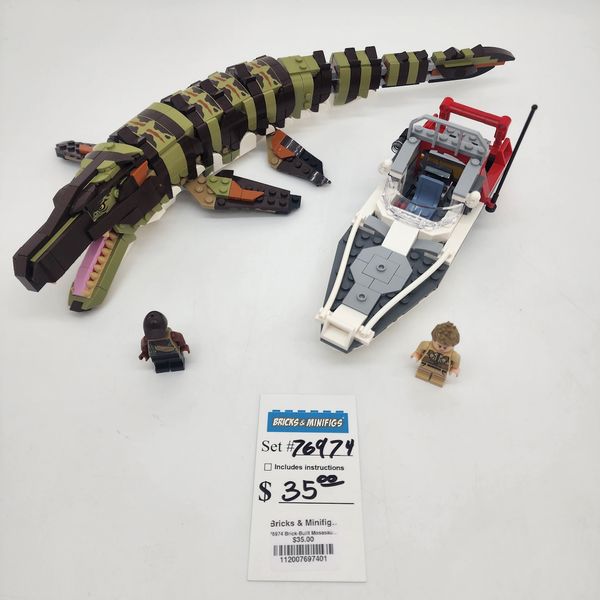 76974 Brick-Built Mosasaurus Boat Mission (U1)