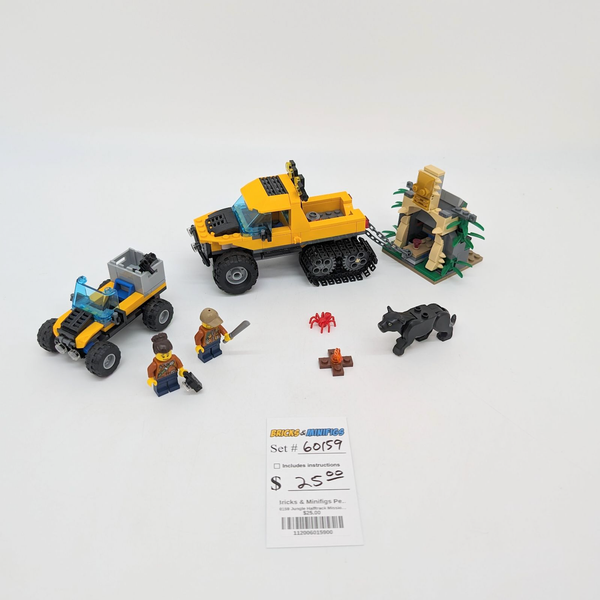 Lego Kit 60159 Lego City Jungle Lego Jungle Halftrack 60159 Jungle