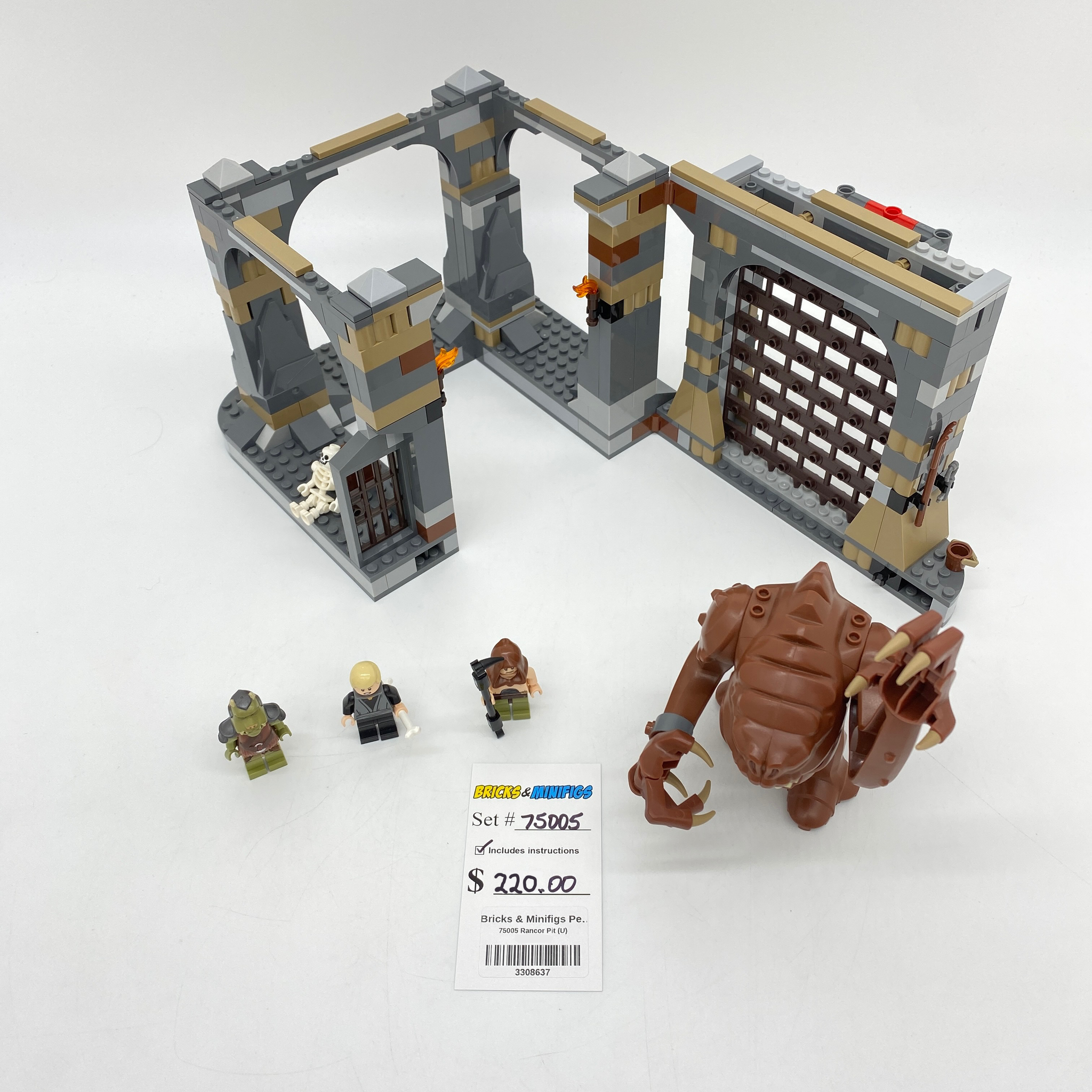 Lego Rancor Printable Rancor Pit Lego Instructions