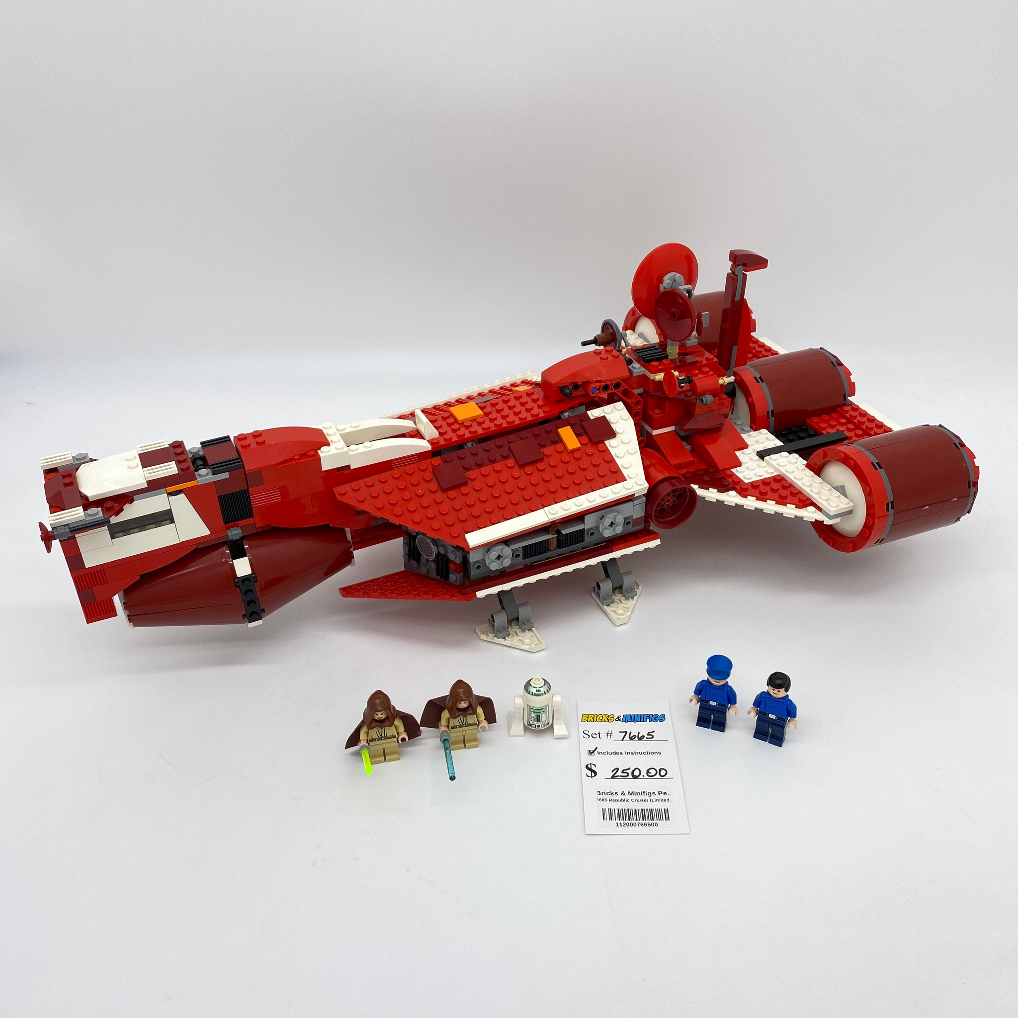 7665 Republic Cruiser (Limited Edition - with R2-R7) (U) – Bricks