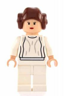 Princess Leia (Light Nougat, White Dress, Small Eyes, Smooth Hair)