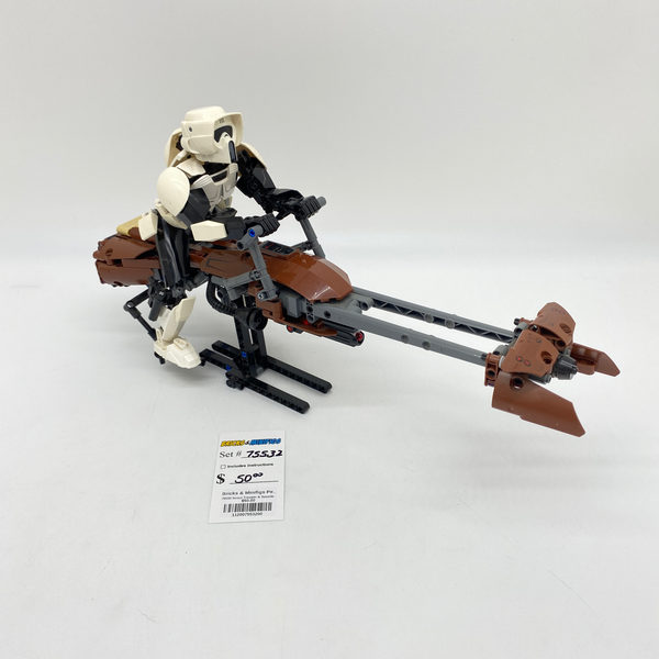75532 Scout Trooper & Speeder Bike (U)