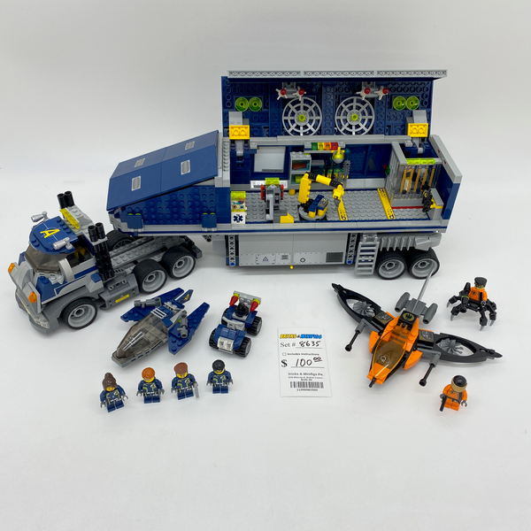 8635 Mission 6 Mobile Command Center U Bricks Minifigs