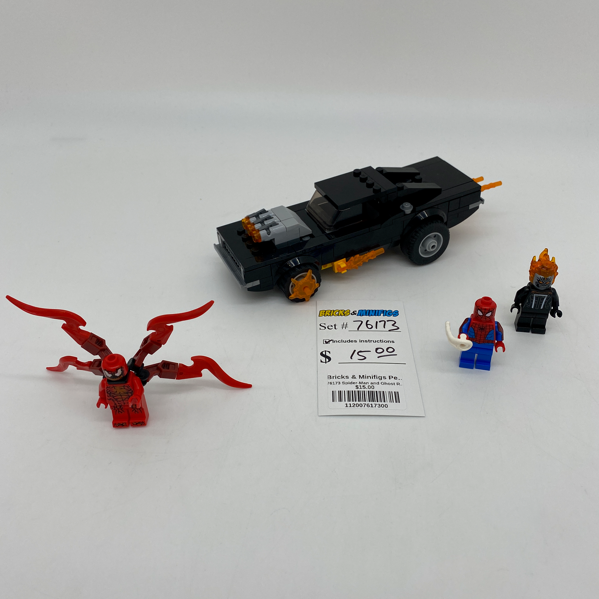 y  LEGO 76173 Spider-Man and Ghost Rider vs Carnage Marvel