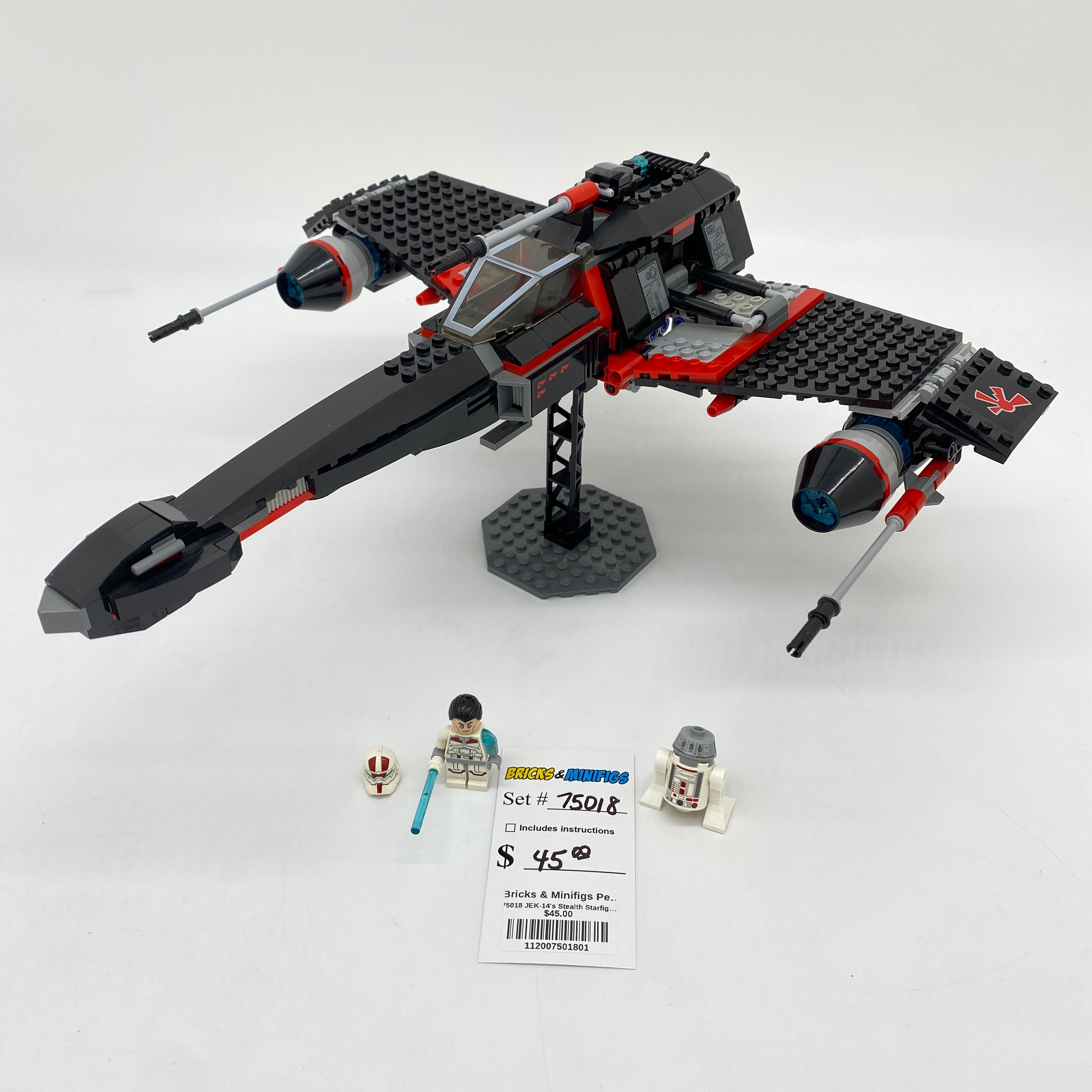 75018 JEK-14's Stealth Starfighter (U1) – Bricks & Minifigs - Pearland