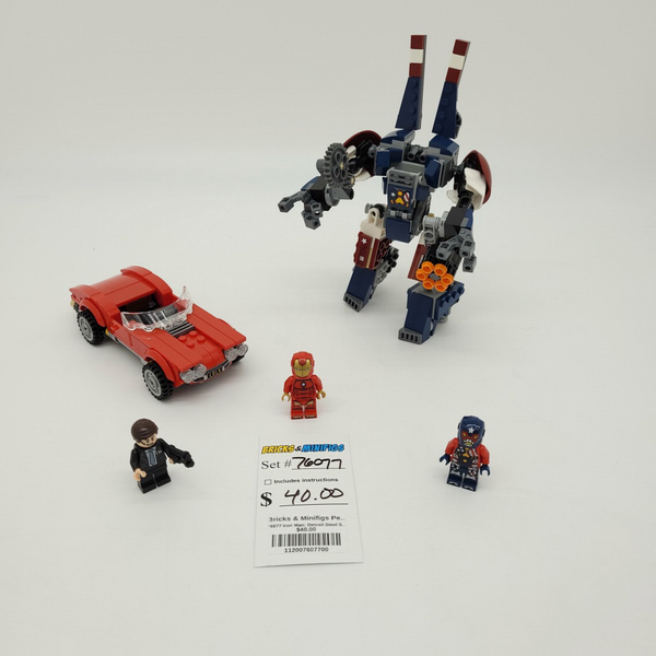 Lego iron man detroit steel strikes instructions on sale