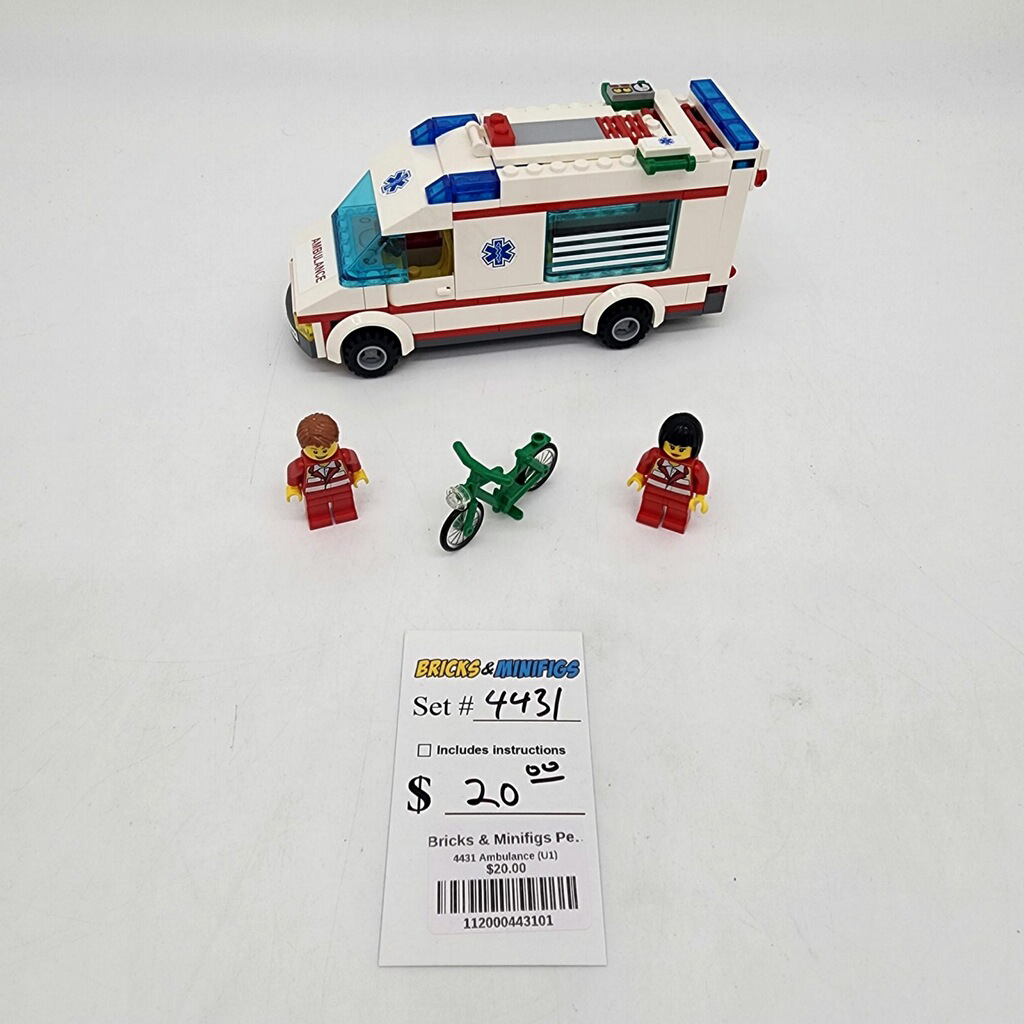 4431 Ambulance U1 Bricks Minifigs Pearland