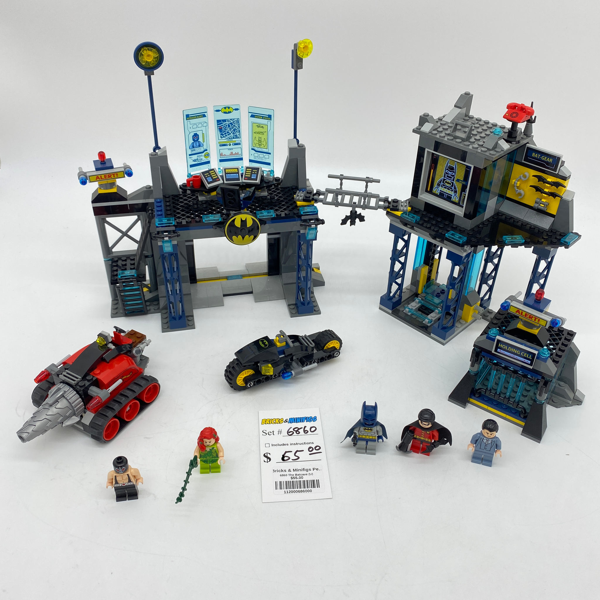 6860 The Batcave (U) – Bricks & Minifigs - Pearland