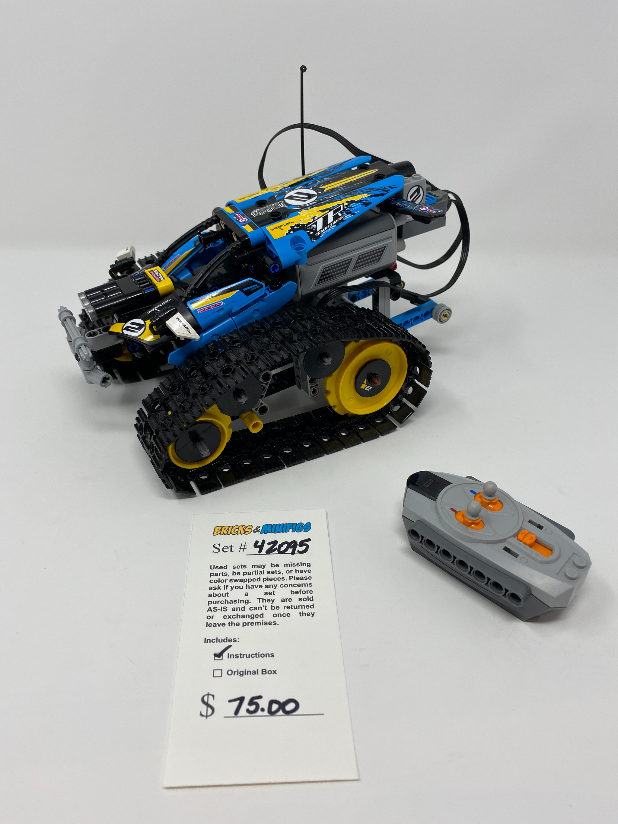 42095 Remote-Controlled Stunt Racer (U) – Bricks & Minifigs - Pearland