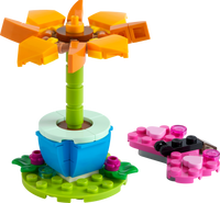 30417 Garden Flower and Butterfly