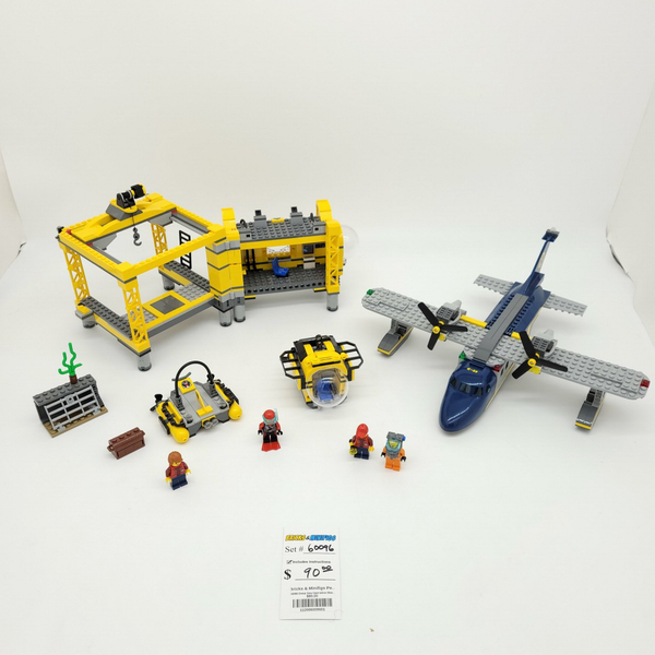 60096 Deep Sea Operation Base U1 Bricks Minifigs Pearland