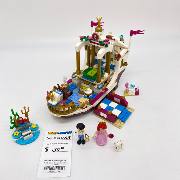 41153 Ariel s Royal Celebration Boat U Bricks Minifigs Pearland
