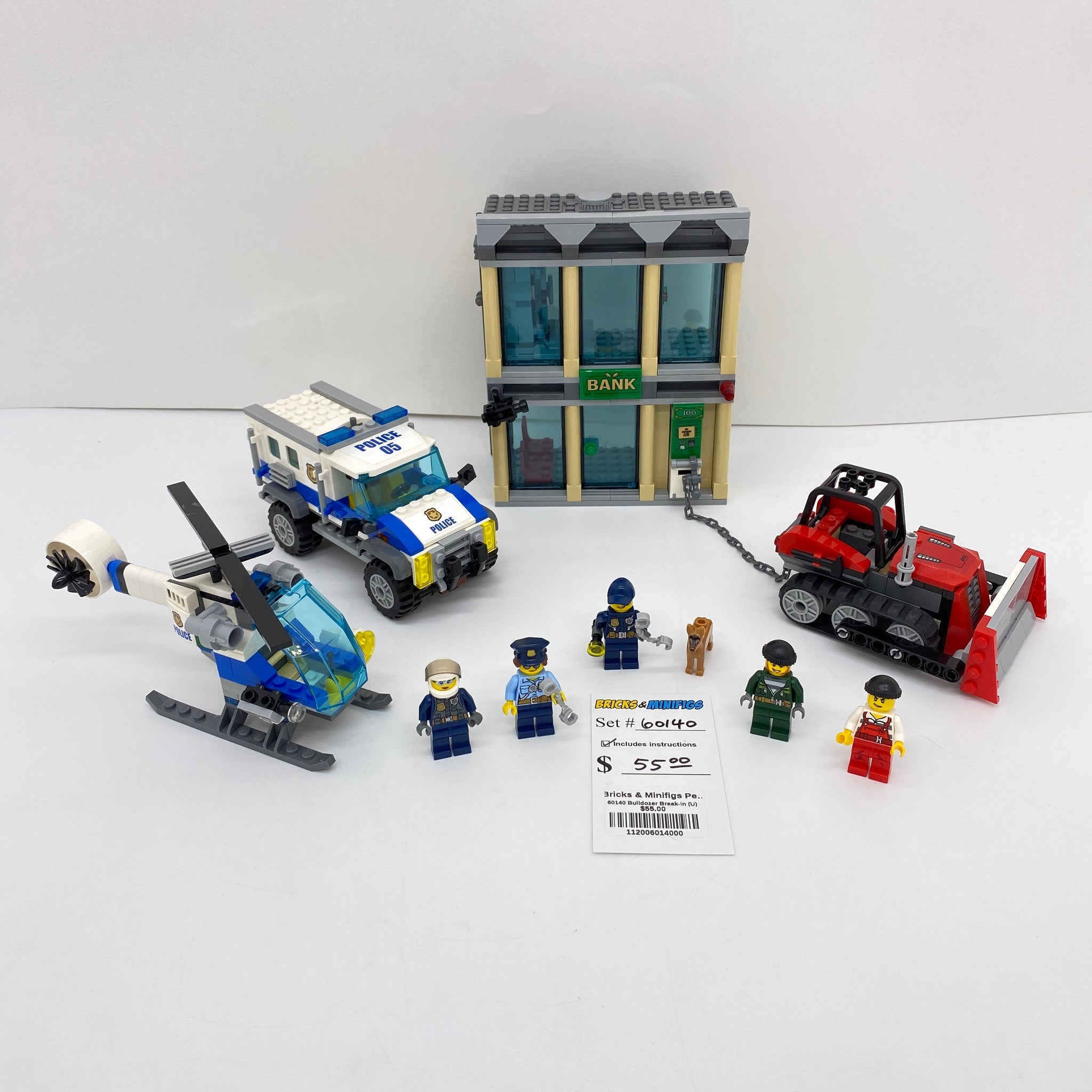 NEW City 60140 authentic Bulldozer Break-In