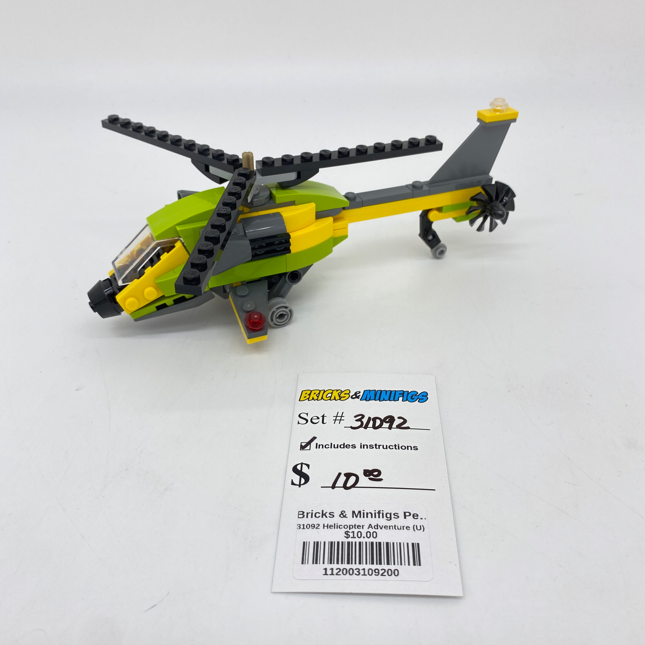 31092 Helicopter Adventure (U) – Bricks & Minifigs - Pearland