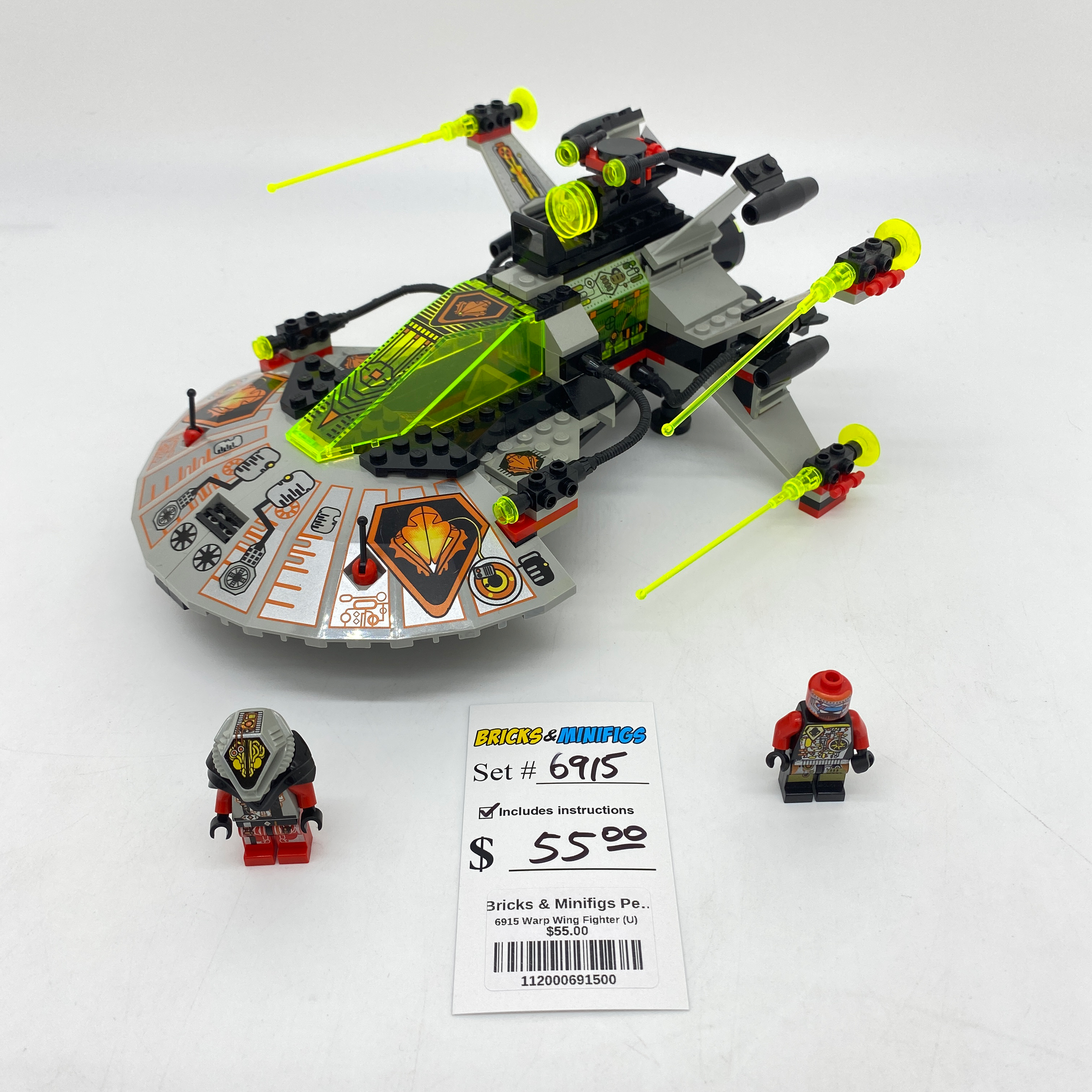 6915 Warp Wing Fighter (U) – Bricks & Minifigs - Pearland