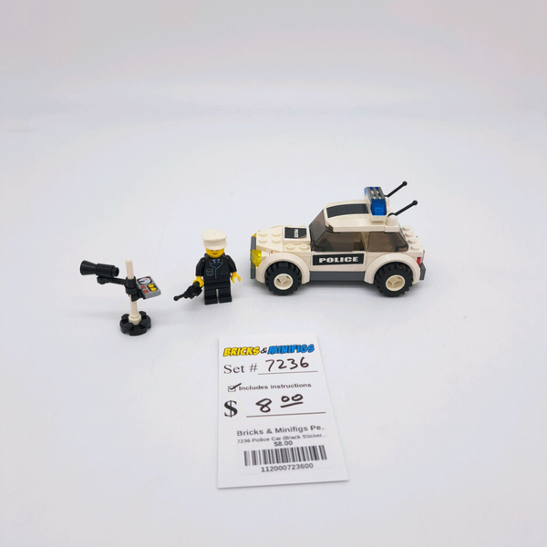 Lego police car hot sale 7236