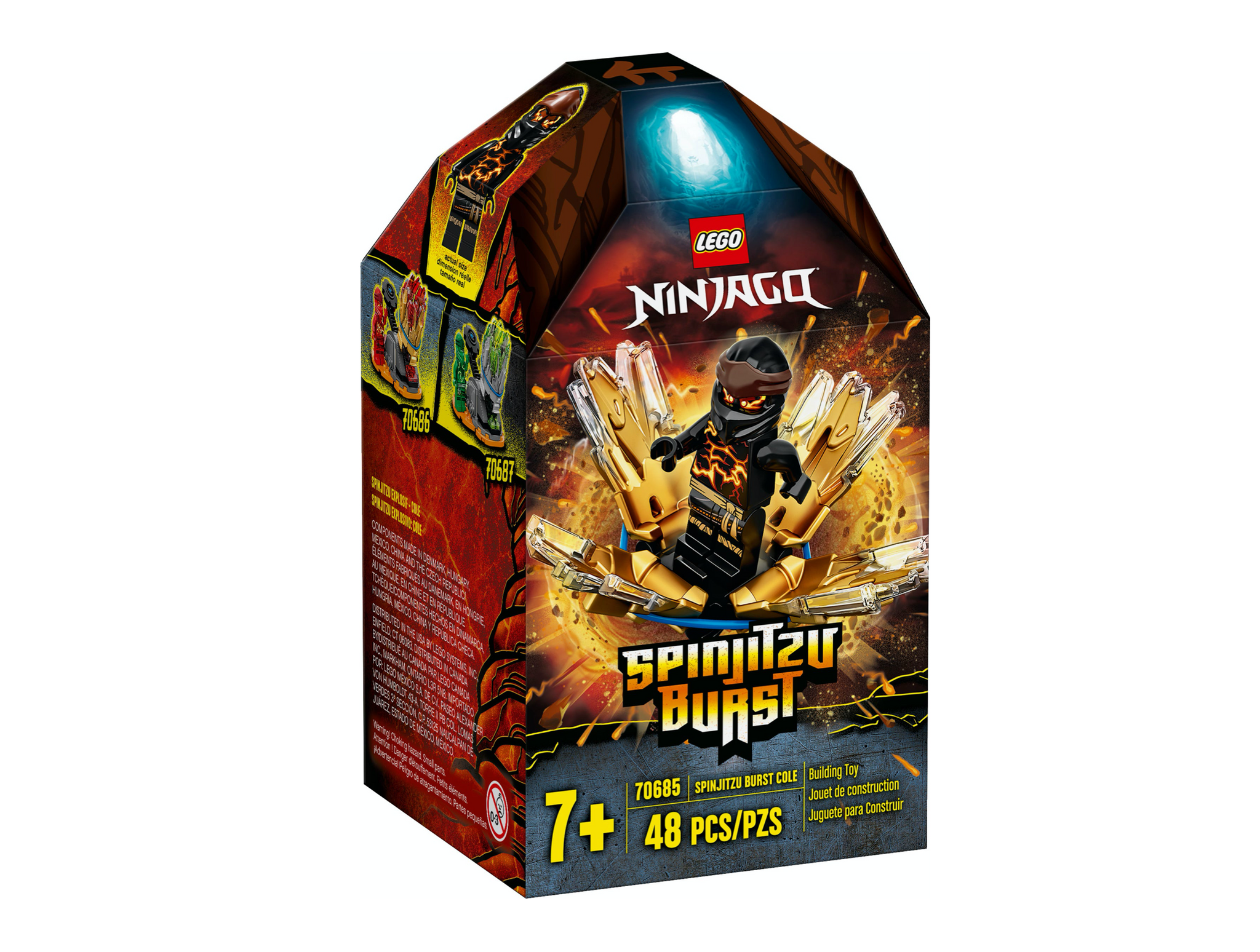 70685 Spinjitzu Burst Cole – Bricks & Minifigs - Pearland