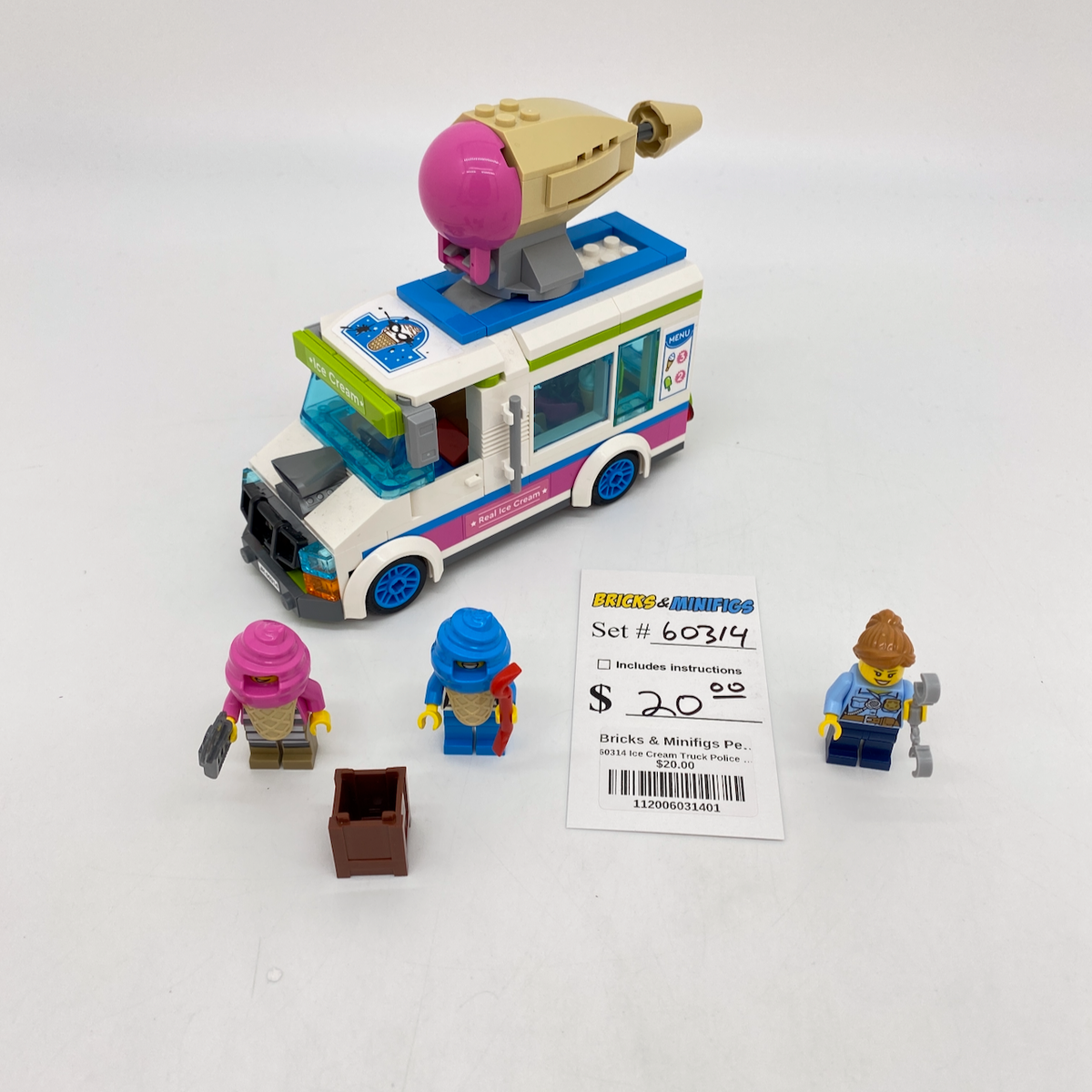 60314 Ice Cream Truck Police Chase (U1) – Bricks & Minifigs - Pearland