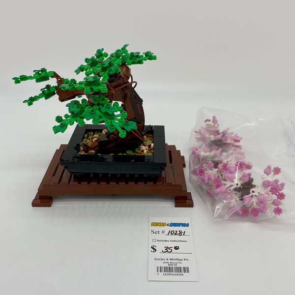 lego bonsai tree with frogs 10281 Bonsai Tree (U) – Bricks & Minifigs