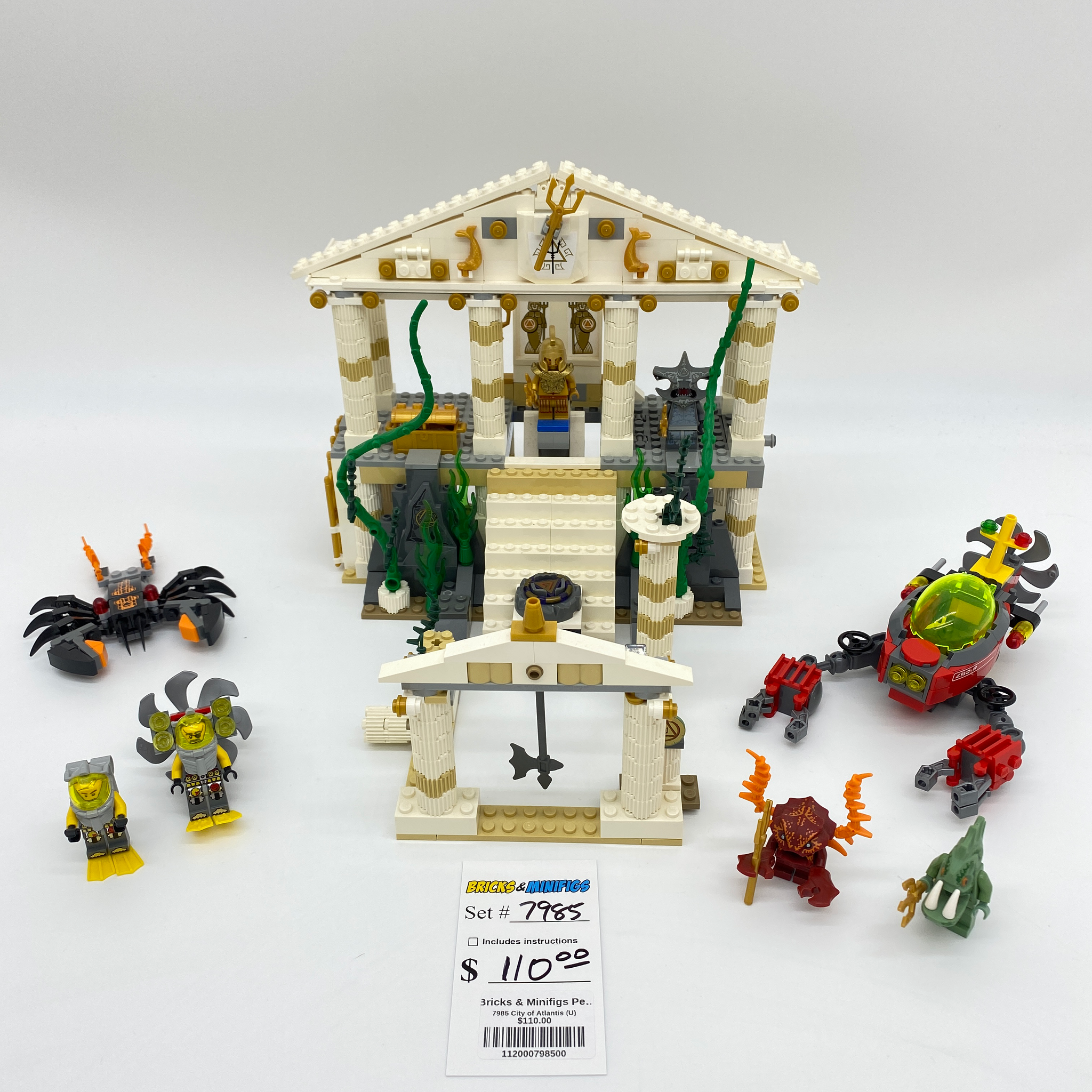 7985 City of Atlantis (U) – Bricks & Minifigs - Pearland