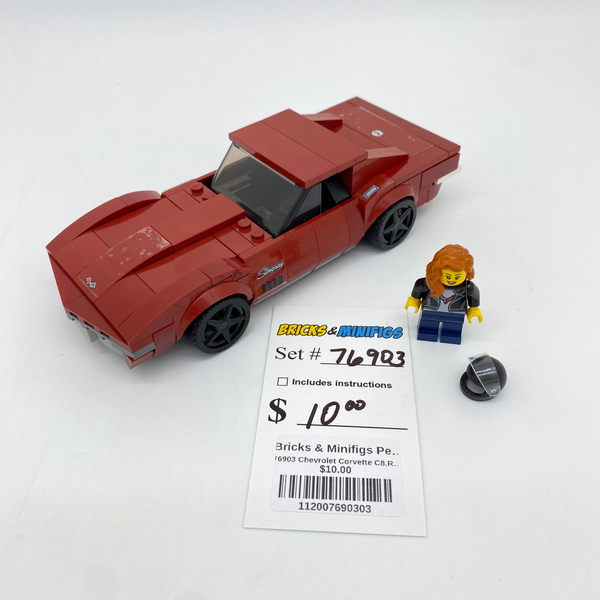 LEGO® Chevrolet Corvette C8. R Race Car e 1968 em Promoção na