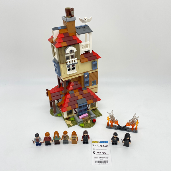 75980 Attack on The Burrow U Bricks Minifigs Pearland