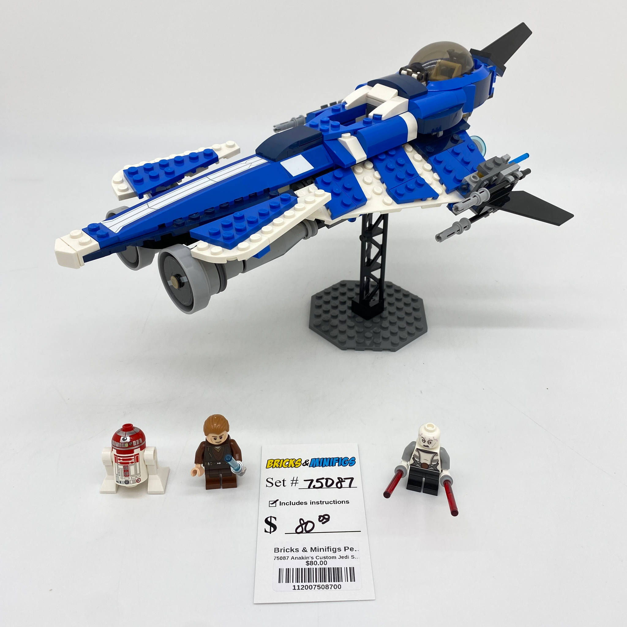 75087 Anakin's Custom Jedi Starfighter (U) – Bricks & Minifigs