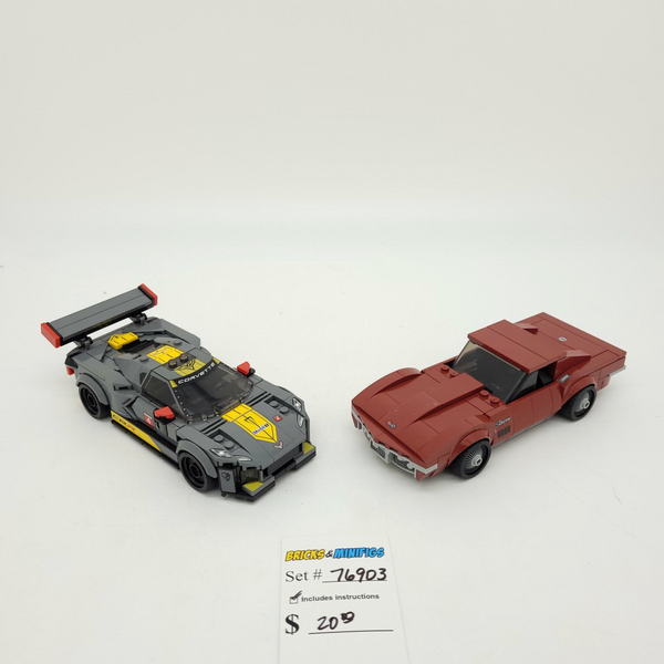 76903 Chevrolet Corvette C8.R Race Car and 1968 Chevrolet Corvette (U2)