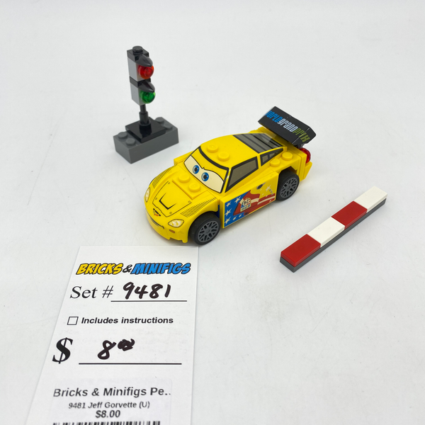 9481 Jeff Gorvette U Bricks Minifigs Pearland