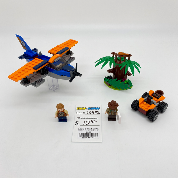 75942 Velociraptor Biplane Rescue Mission U1 Bricks