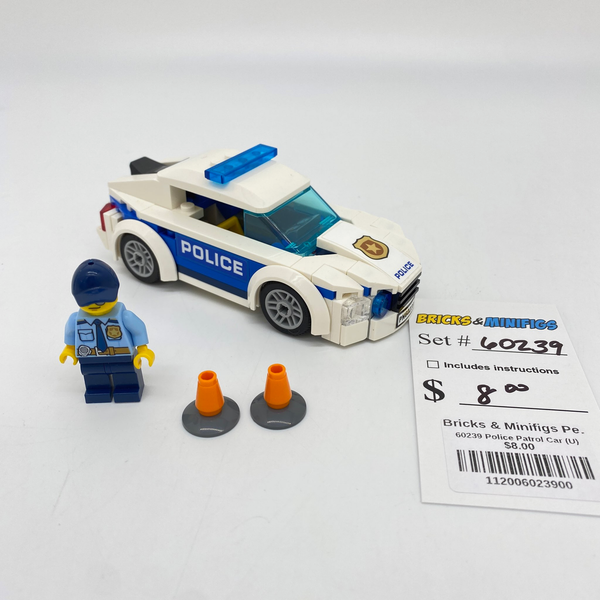 60239 Police Patrol Car (U) – Bricks Minifigs Pearland