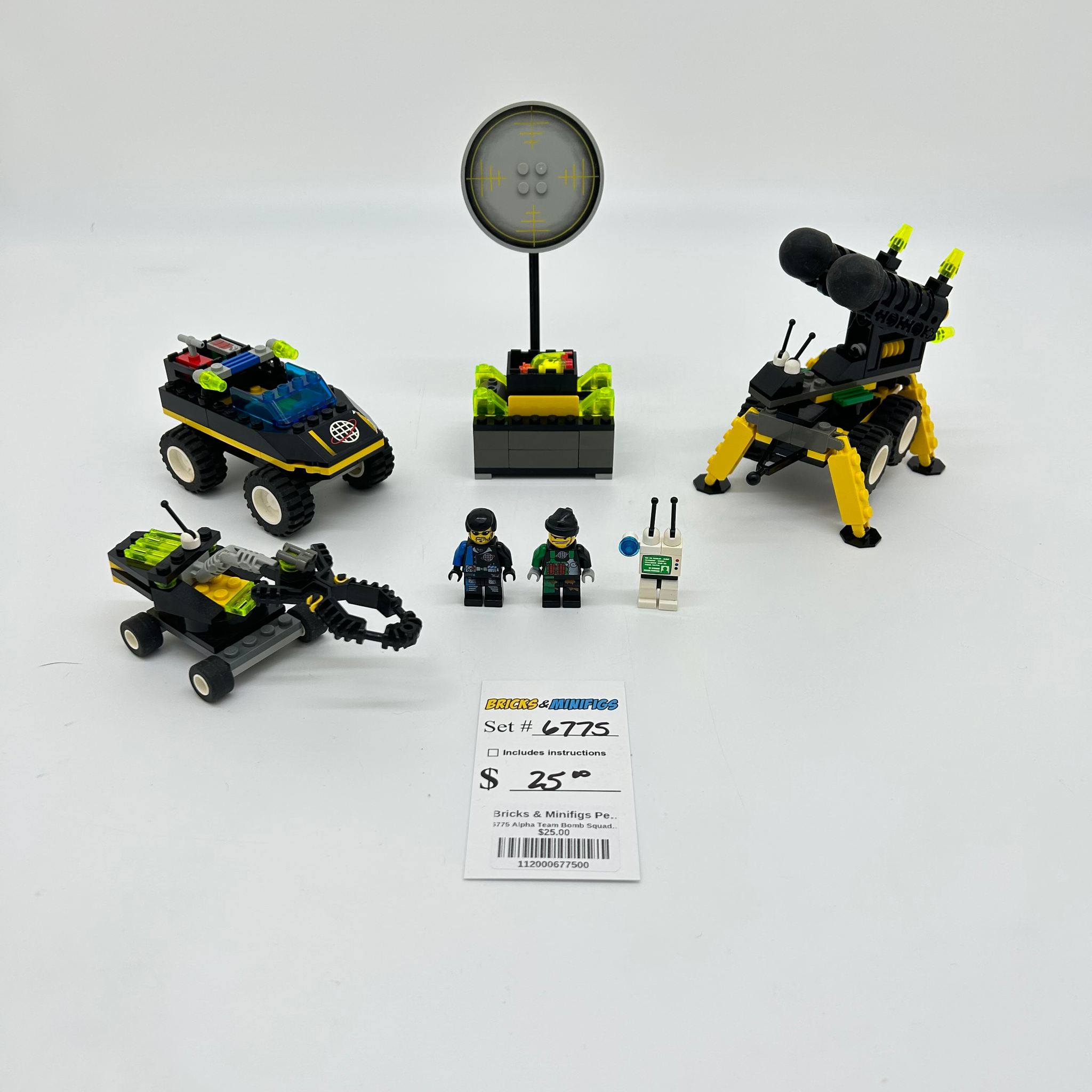 6775 Alpha Team Bomb Squad (U) – Bricks & Minifigs - Pearland