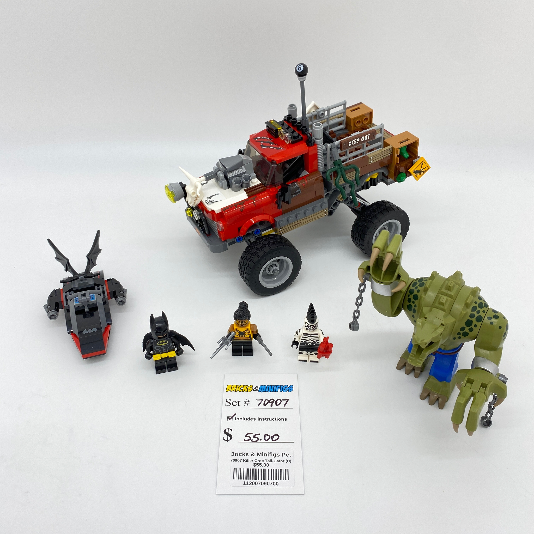 70907 Killer Croc Tail-Gator (U) – Bricks & Minifigs - Pearland 70907 Killer Croc Tail-Gator (U) – Bricks & Minifigs - Pearland