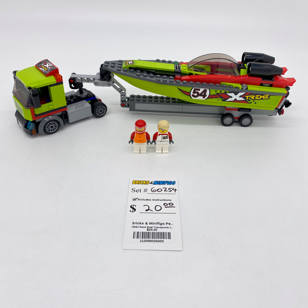 Lego city race discount boat transporter instructions