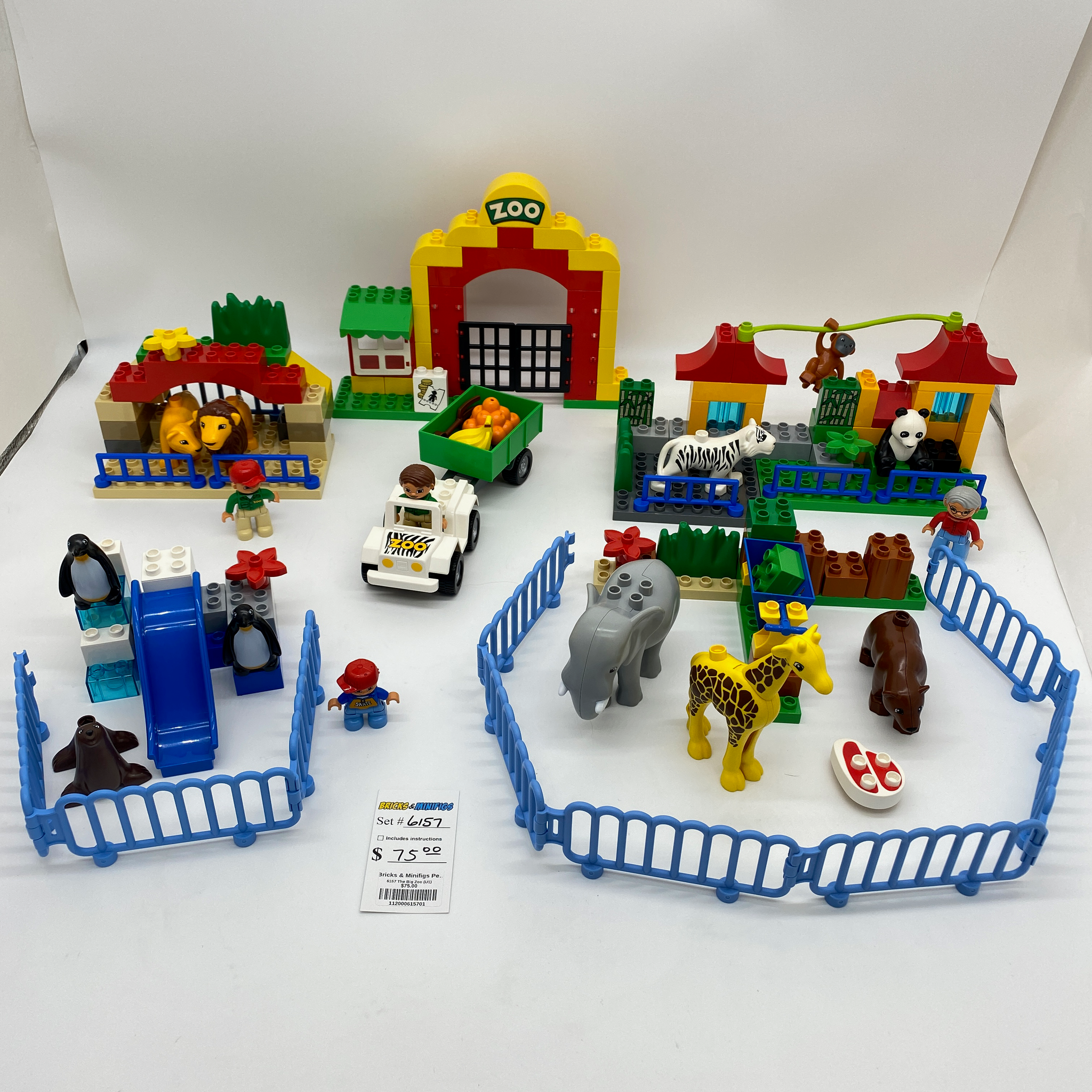 6157 The Big Zoo (U1) – Bricks & Minifigs - Pearland