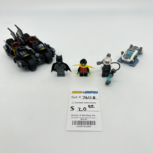 76118 Mr. Freeze Batcycle Battle (U)