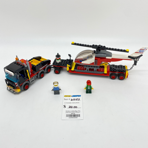 Lego city heavy cargo transport instructions sale