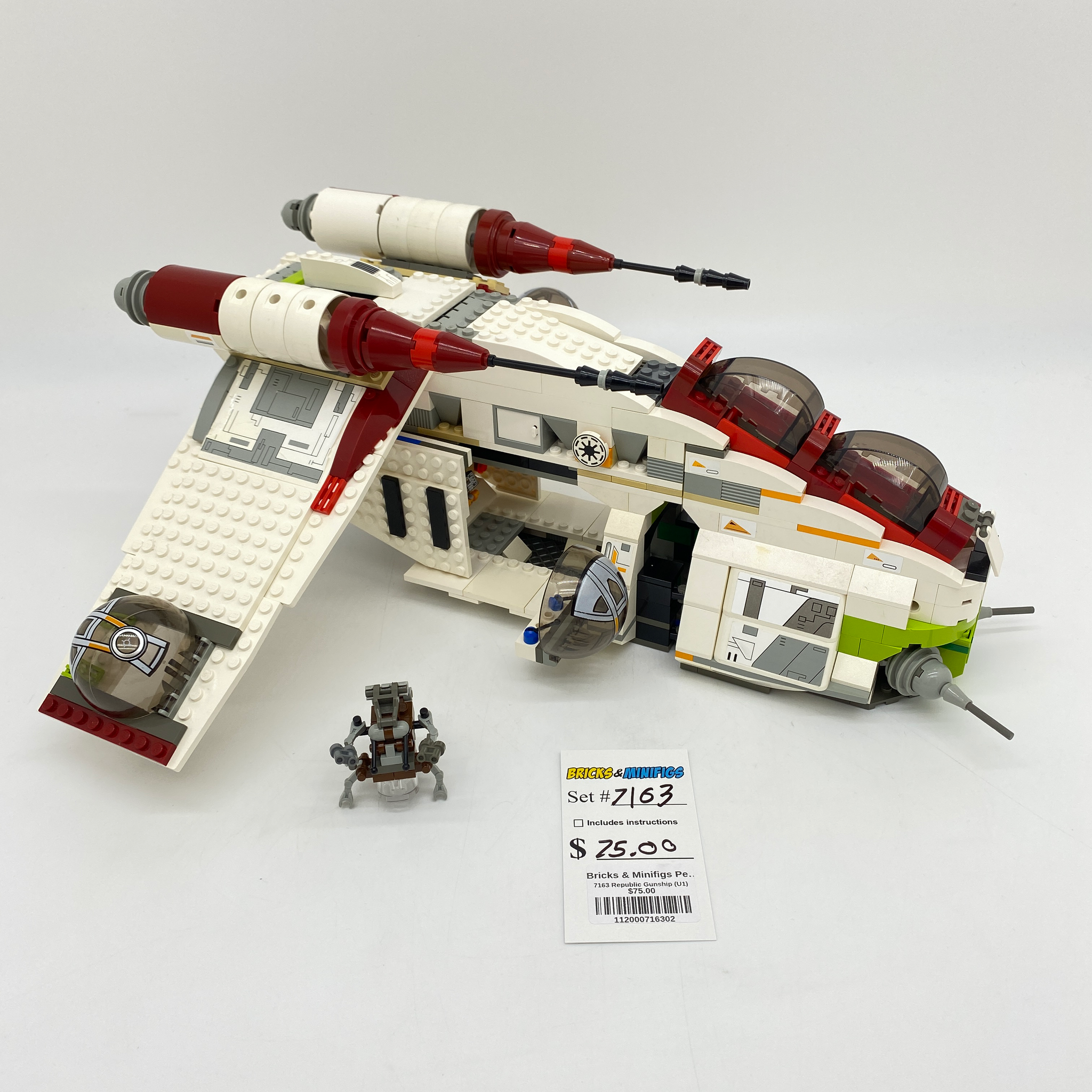 リコ 7163 Republic Gunship (U2) – Bricks & Minifigs - Pearland