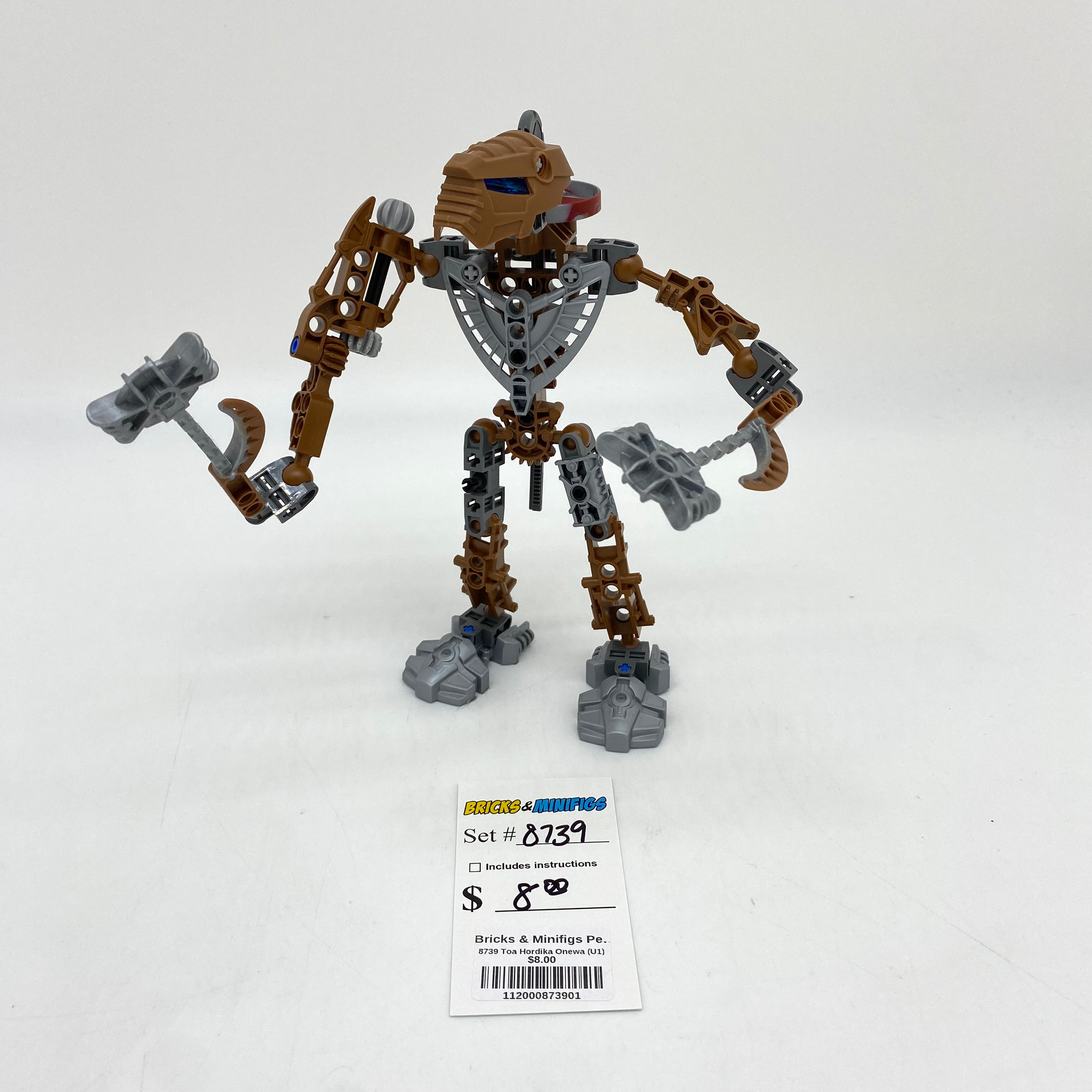8739 Toa Hordika Onewa (U1) – Bricks & Minifigs - Pearland