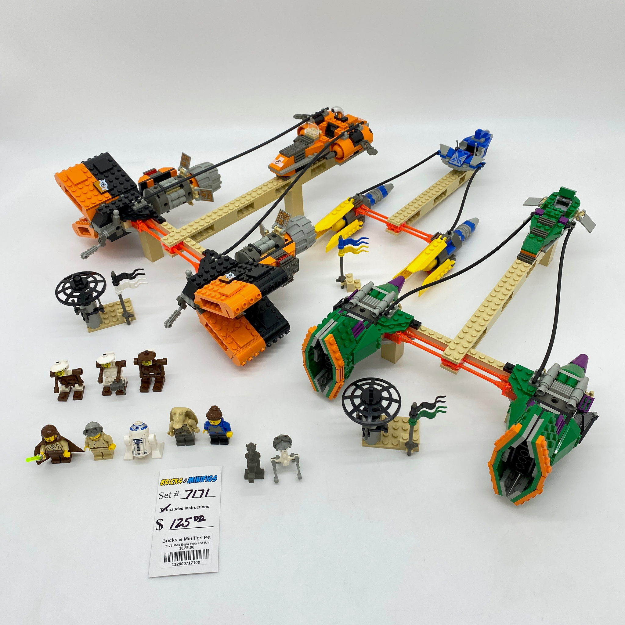 LEGO　system 　7171 LEGO Star Wars Set 7171 Mos Espa Podrace Complete Minifig Gasgano Sebulba  Manual | eBay