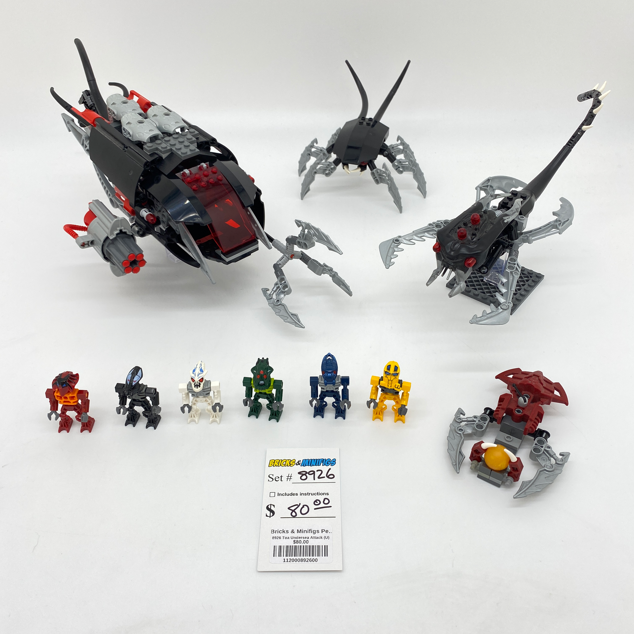8926 Toa Undersea Attack (U) – Bricks & Minifigs - Pearland